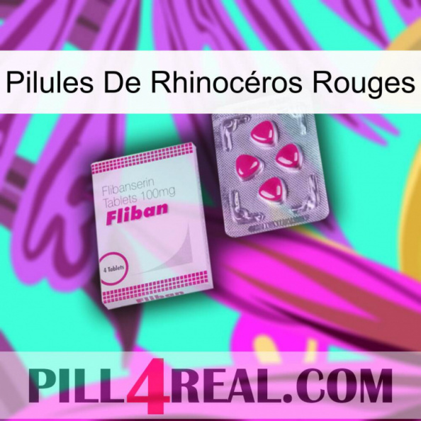 Pilules De Rhinocéros Rouges 32